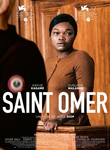 SAINT OMER d'Alice Diop, cinéma, Kayije Kagame, Guslagie Malanda, Valérie Dréville, Aurélia Petit