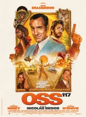 oss 117 : alerte rouge en afrique noire de nicolas bedos,avec jean dujardin,pierre niney,fatou n'diaye,wladimir yordanoff