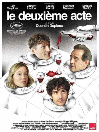 le deuxieme acte,quentin dupieux,cinéma,léa seydoux,vincent lindon,louis garrel,raphaël quenard,cannes 2024