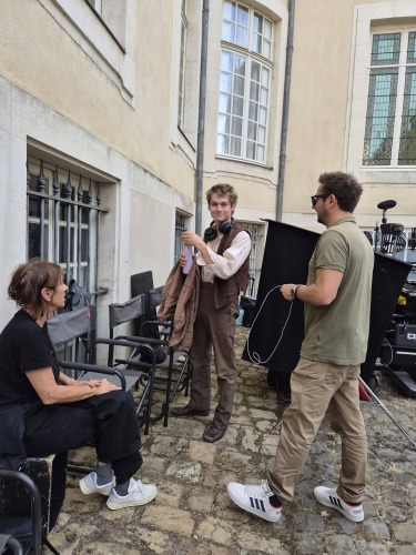 RIMBAUD VERLAINE, UNE SAISON EN ENFER, tournage, cinéma, Jean-Pierre Améris, Neven Carron, Félix Moati, Zoé Adjani, Stéphane de Groodt, François Berléand, Alex Vizorek, Yoann Blanc, Louna Bareil
