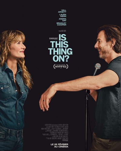 IS THIS THING ON, Laura Dern, Will Arnett, Bradley Cooper, Andray Day, Ciaran Hinds, cinéma