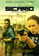 SICARIO de Denis Villeneuve , Emily Blunt, Benicio Del Toro, Josh Brolin, cinéma