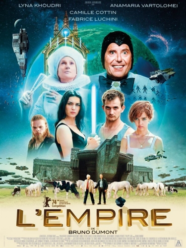 L'EMPIRE; Bruno Dumont, cinéma, Brandon Vlieghe, Lyna Khoudri, Anamaria Vartolomie, Camille Cottin, Fabrice Luchini, Julien Manier, Bernard Pruvost, Philippe Jore