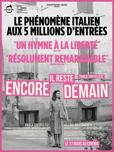 IL RESTE ENCORE DEMAIN, Paola Cortellesi, cinéma, Valerio Mastandrea, Romana Maggiora Vergano